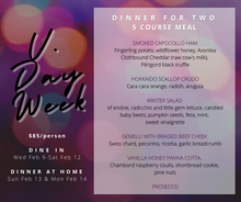 Load image into Gallery viewer, Valentine's Day Dinner At Home For 2